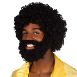 Boland Party Partners B.V. Afro Paryksæt Sort