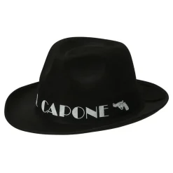 Outlet Widmann S.r.l. Al Capone Sort Gangsterhat