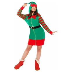 Hot Amscan International Ltd Alf Kjole med Hætte Kostume