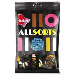 ERT Godis AB Allsorts Engelsk Lakridskonfekt - Slik