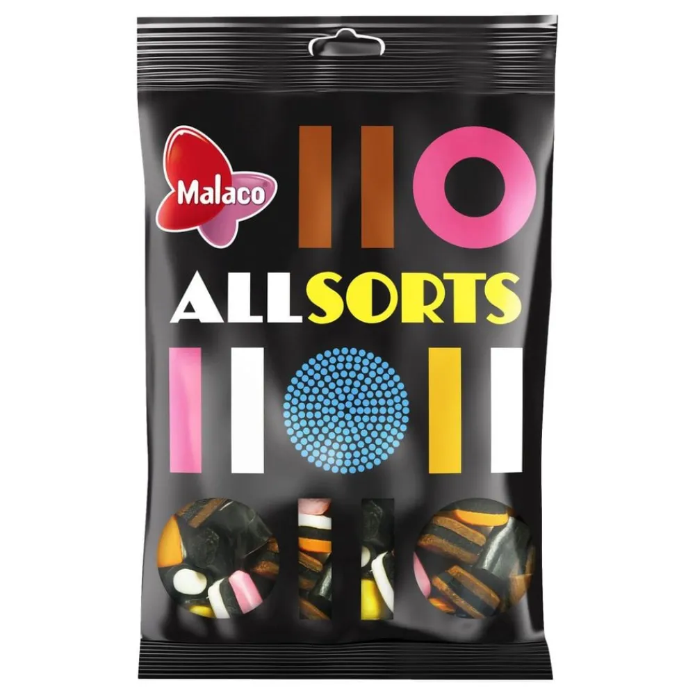 ERT Godis AB Allsorts Engelsk Lakridskonfekt - Slik