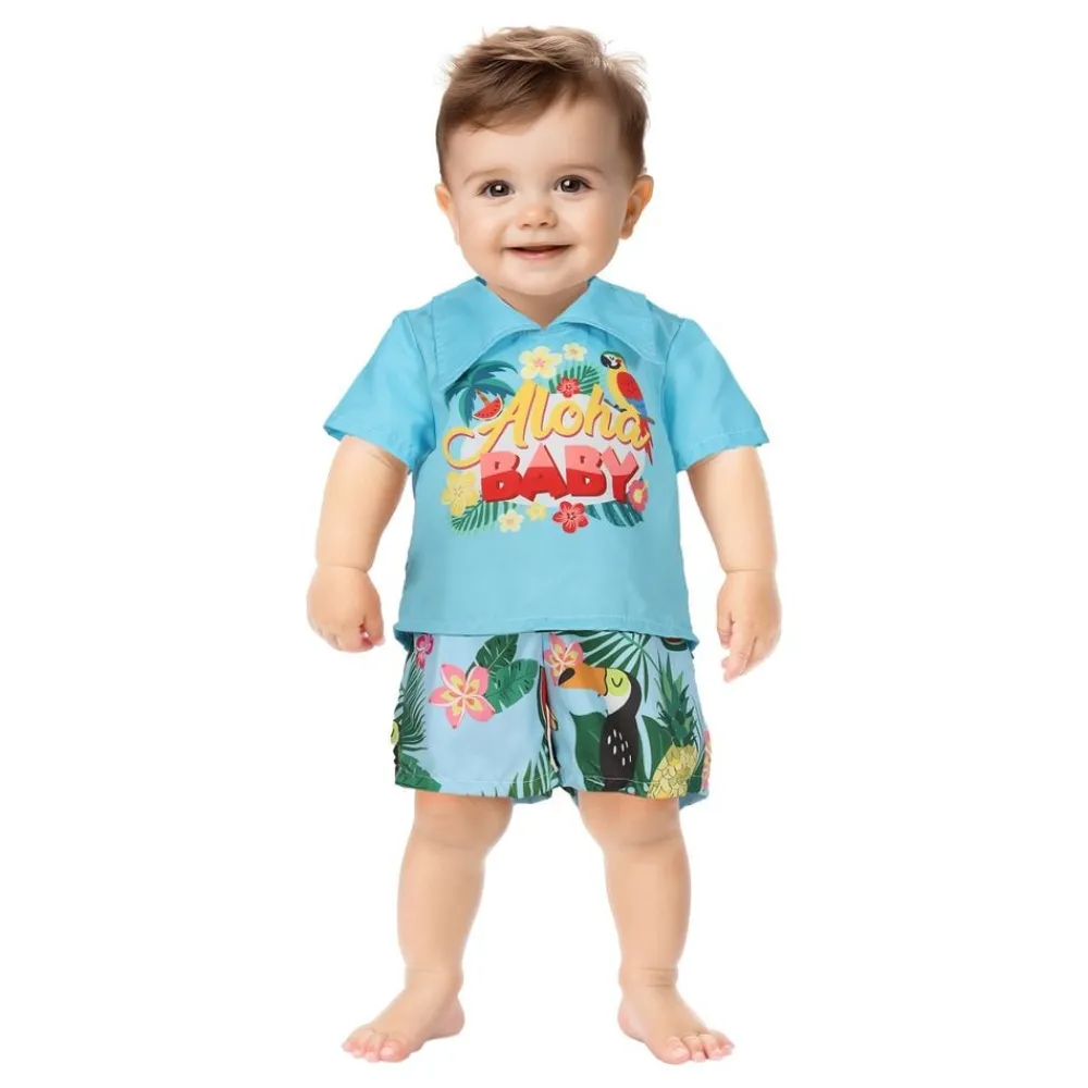 Fiestas Guirca, S.L Aloha Baby Baby Kostume - Udklædningskostumer|Kostumetema