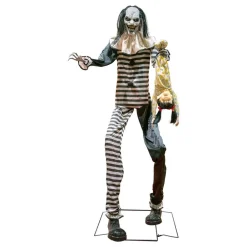 ESPA NV Animeret Zombie Klovn med Lyd & Lys Prop - Dekorationer & Rekvisitter