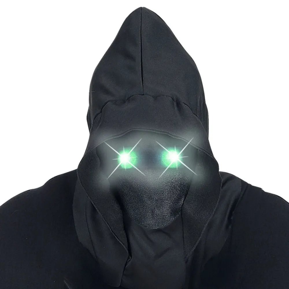 Widmann S.r.l. Ansigtsløs Maske med Lysende Grønne Øjne - Masker