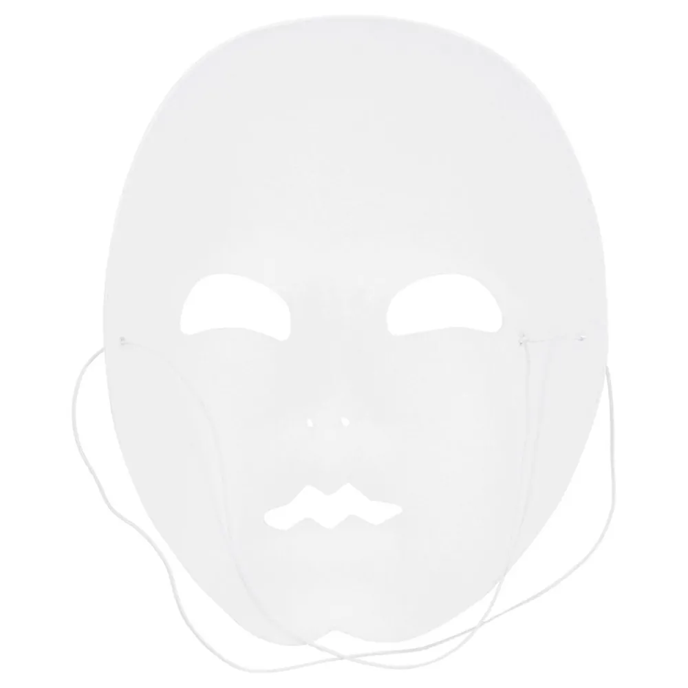 Boland Party Partners B.V. Ansigtsmaske Mimer Hvid - Tilbehør|Masker