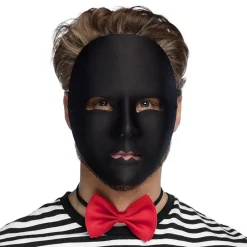 Boland Party Partners B.V. Ansigtsmaske Mimer Sort - Tilbehør|Masker