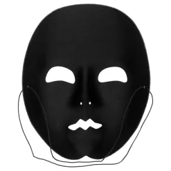 Boland Party Partners B.V. Ansigtsmaske Mimer Sort - Tilbehør|Masker