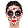 Discount Fiestas Guirca, S.L Ansigtstatovering Day of the Dead Glitter