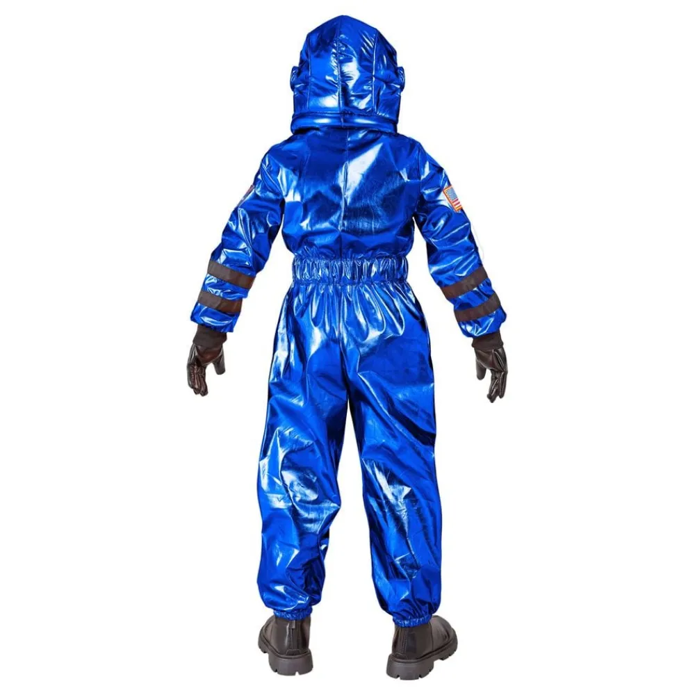 Widmann S.r.l. Astronaut Blå Metallic Børnekostume - Udklædningskostumer|Kostumetema