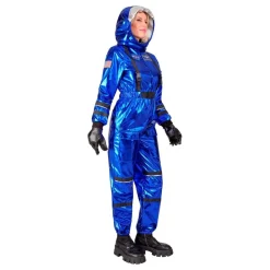 Best Widmann S.r.l. Astronaut Blå Metallic Dame Kostume