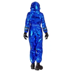 Best Widmann S.r.l. Astronaut Blå Metallic Dame Kostume