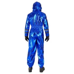 Widmann S.r.l. Astronaut Blå Metallic Herre Kostume