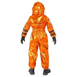 Widmann S.r.l. Astronaut Orange Metallic Børnekostume - Udklædningskostumer|Kostumetema