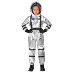New Widmann S.r.l. Astronaut Silver Metallic Børnekostume