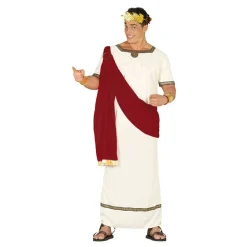 Fiestas Guirca, S.L Augustus Caesar Kostume - Udklædningskostumer|Kostumetema