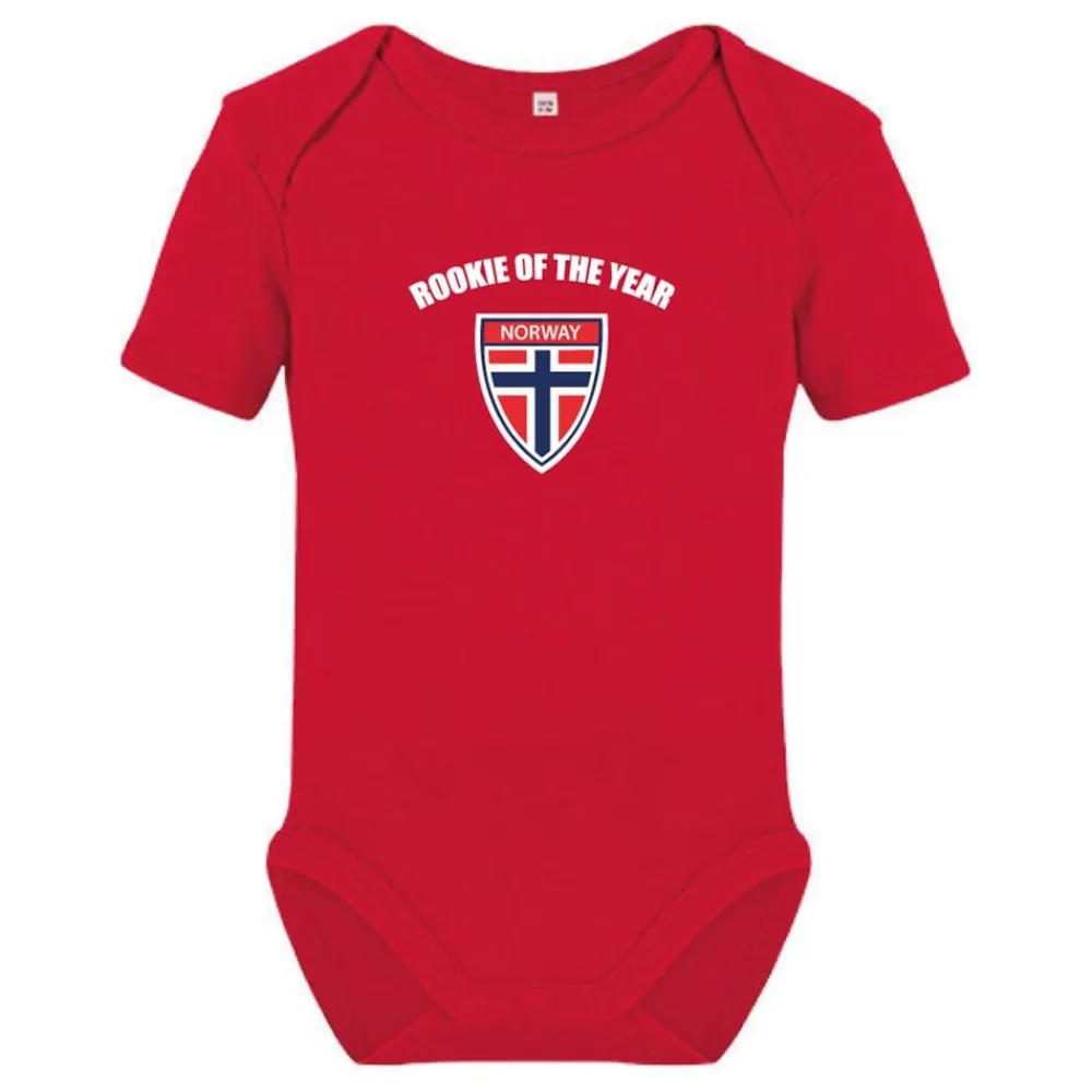 Netshirt Group AB Baby Body Rookie of the Year Norway - Tøj|Udklædningskostumer
