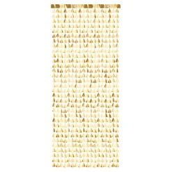 PartyDeco sp. z o.o. Backdrop Juletræer Guld - Oppyntning