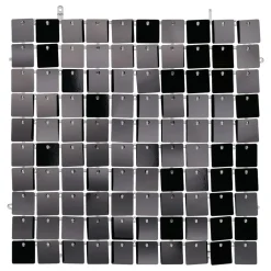 PartyDeco sp. z o.o. Backdrop Pailletpanel Sort - Oppyntning