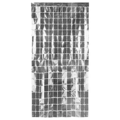 PartyDeco sp. z o.o. Backdrop Plader Sølv Metallic - Oppyntning