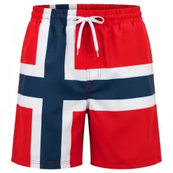 Netshirt Group AB Badeshorts Norsk Flag - Tøj|Hobby & Fritid