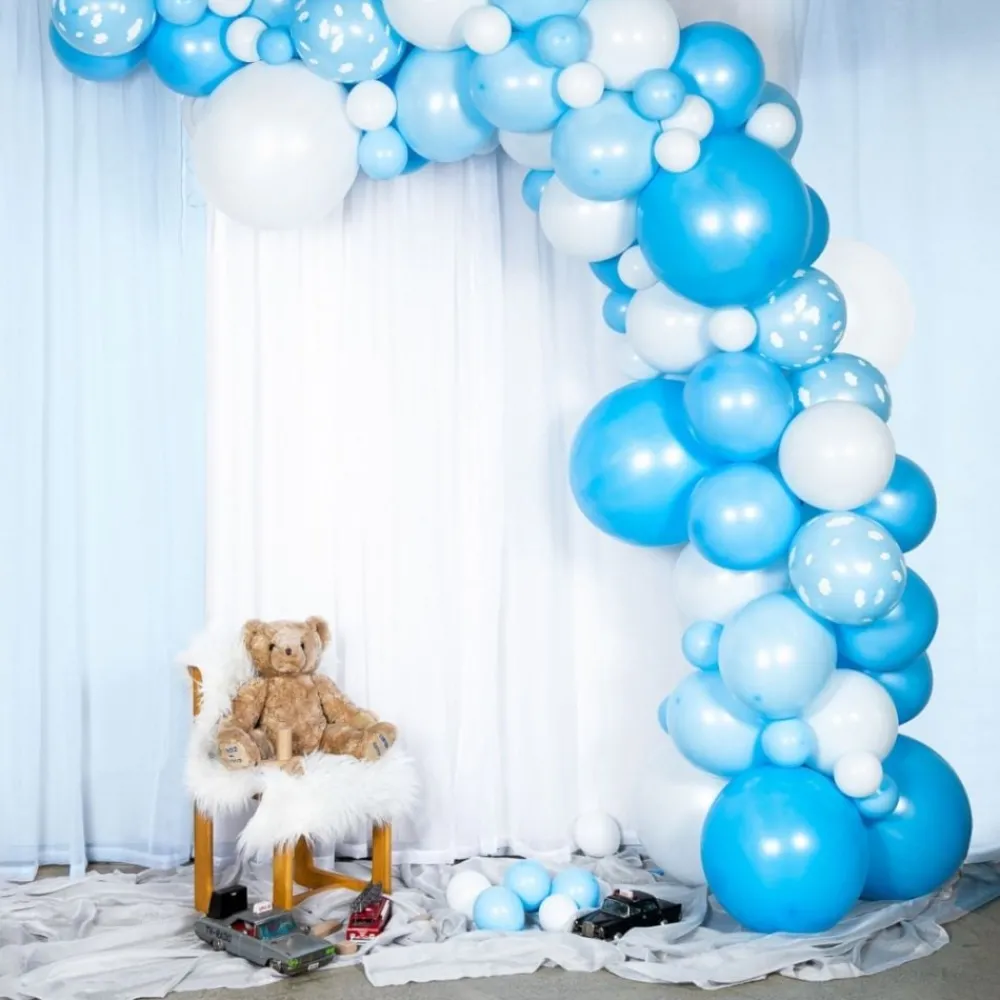Ballongkungen AB Ballonbue Blå/Hvid - Balloner