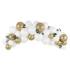 Clearance PartyDeco sp. z o.o. Ballonbue Guld/Hvid Sæt