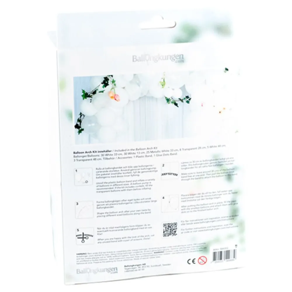 Discount Ballongkungen AB Ballonbue Hvid