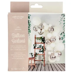 Folat B.V. Ballonbue Ivory/Crystal/Chrome - Balloner