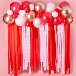Best CG Global Products Ltd Ballonbue med Streamers Rød/Lyserød