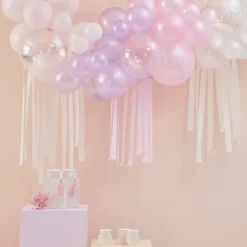 Clearance Ginger Ray Ltd Ballonbue Pastel med Streamers