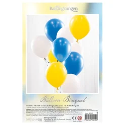 Ballongkungen AB Ballonbuket Blå/Gul - Balloner