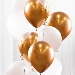 Outlet Ballongkungen AB Ballonbuket Guld/Krom