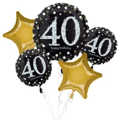 Best Reithmüller Europe GmbH Ballonbuket Happy Birthday 40 Glitrende