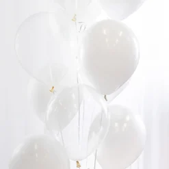 Ballongkungen AB Ballonbuket Hvid - Balloner