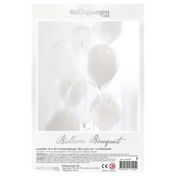 Ballongkungen AB Ballonbuket Hvid - Balloner