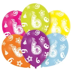 Reithmüller Europe GmbH Balloner Flerfarvede 6 År - Balloner