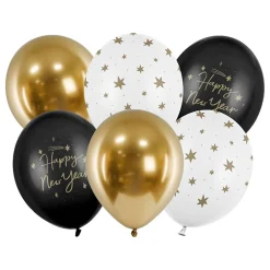 Discount PartyDeco sp. z o.o. Balloner Happy New Year Guldmix