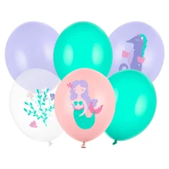 PartyDeco sp. z o.o. Balloner Havfrue Mix - Balloner