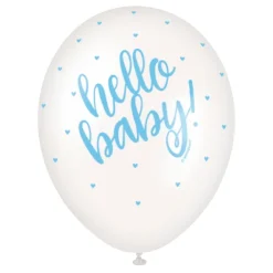 Unique UK Inc t/as Unique Party Balloner Hello Baby Blå - Balloner
