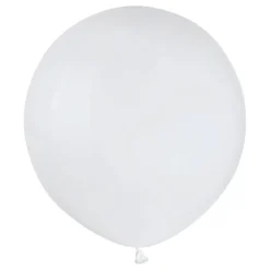 Online Ballongkungen AB Balloner Hvide Runde Store