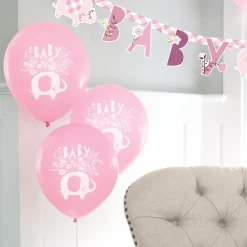 Discount Unique UK Inc t/as Unique Party Balloner Lyserød Baby Elefant