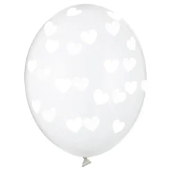 Outlet PartyDeco sp. z o.o. Balloner med Hjerter Transparente