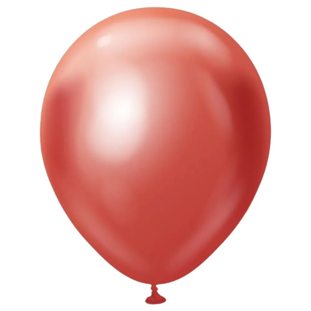 New Ballongkungen AB Balloner Professional Store Red Chrome