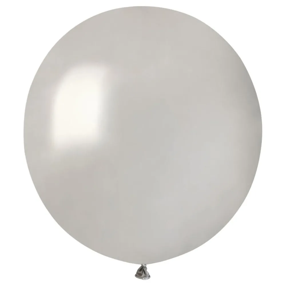 Discount Ballongkungen AB Balloner Sølv Runde Store