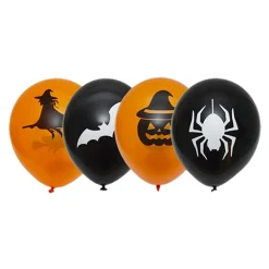 Outlet Hisab/Joker Company AB Balloner Sort/Orange Halloween