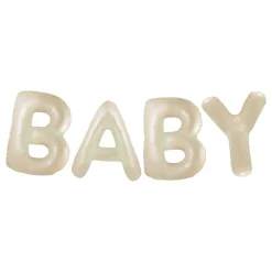 Clearance Ballongkungen AB Ballongguirlande Baby Cremehvid