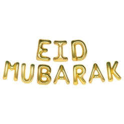 Ballongkungen AB Ballongguirlande Eid Mubarak Guld