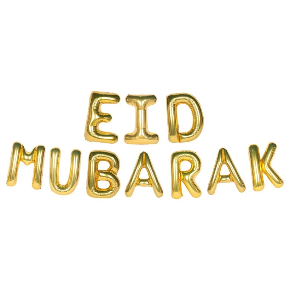 Ballongkungen AB Ballongguirlande Eid Mubarak Guld