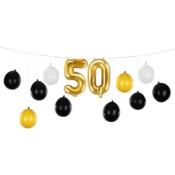 PartyDeco sp. z o.o. Ballongguirlande 50 Guld/Champagne - Oppyntning|Balloner