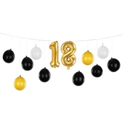 PartyDeco sp. z o.o. Ballongguirlande 18 Guld/Champagne - Oppyntning|Balloner